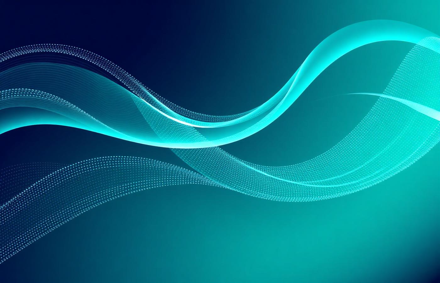 Flowing wave illustration representing the movement of data through digital systems